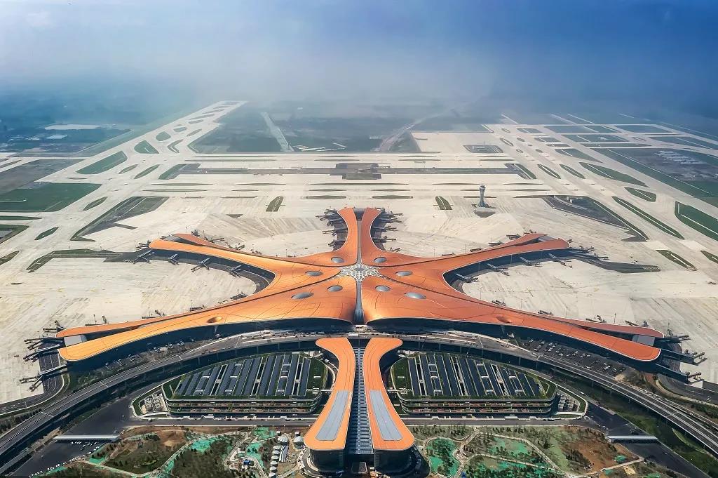北京大興國際機場最新動態,自然之旅的啟航地