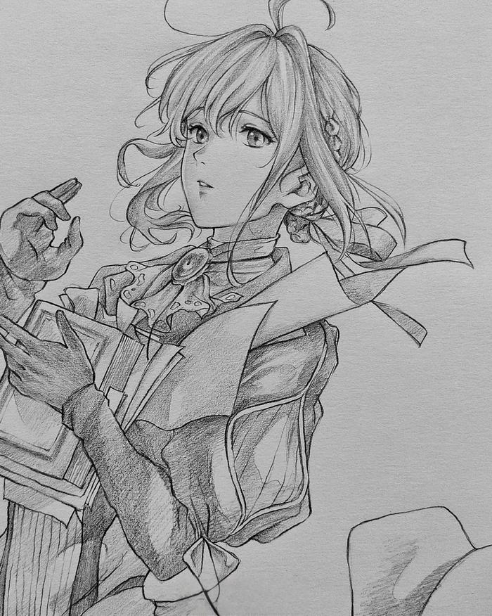 素描動漫人物圖片，藝術與想象的完美融合展現創意之美